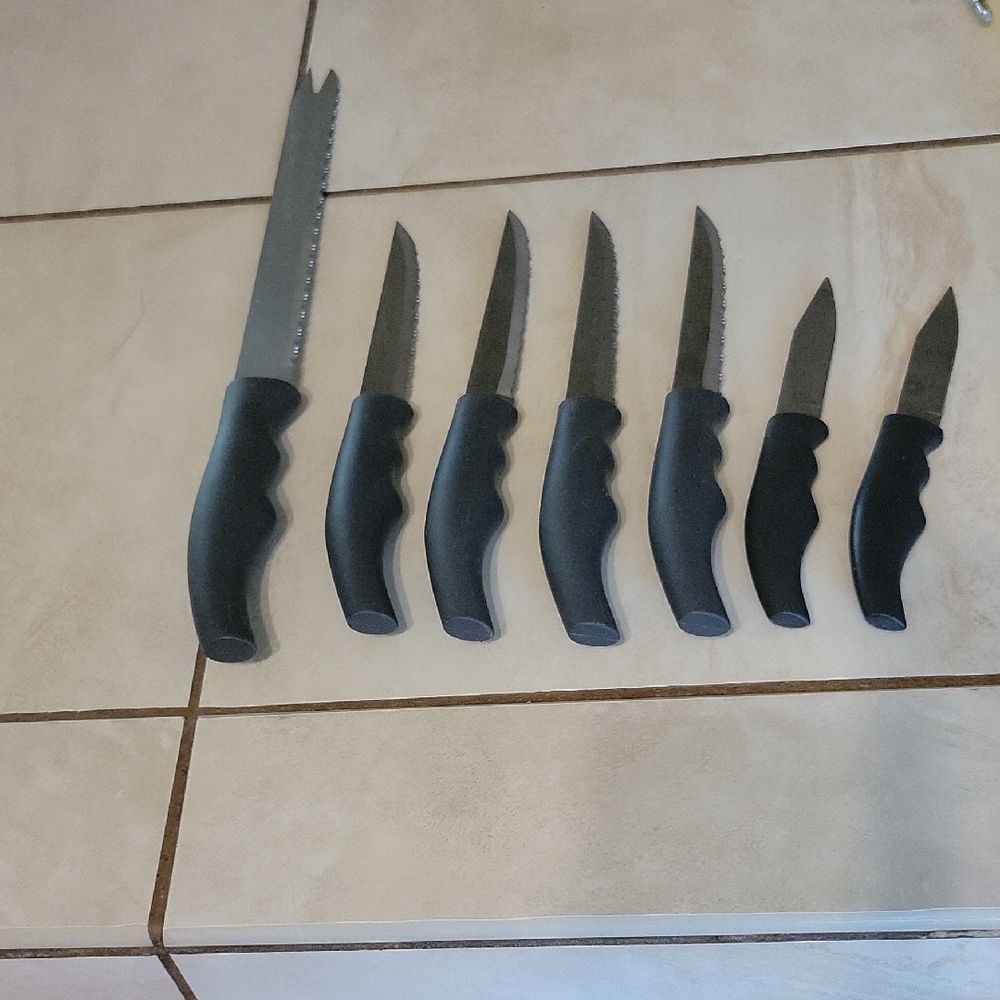 7 Piece Forever Sharp Kitchen Knives